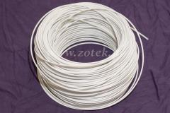 PVC insulated twisted copper wire 0,50mm2 (white)
