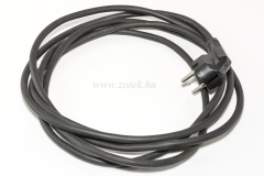 Power cable H05RR-F 2x1 3m elbow plug