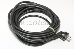Power cable H07RN-F 3G 1mm2  10m Elbow plug